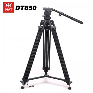 DIAT DT850 Up grade tripod high quality video tripod for professional shooting video camera tripod