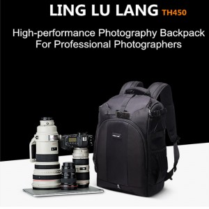 DIAT TH450 NEW modern nylon waterproof black photography camera backpack rain cover tripod backpack