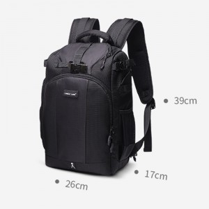 TH350 NEW fashion nylon black camera backpack travel journey backpack laptop computer backpack